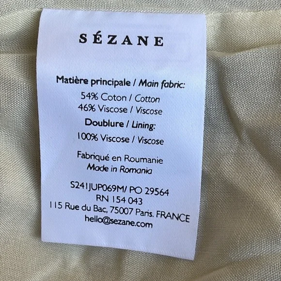 Sezane printed skirt - Picture 7 of 8